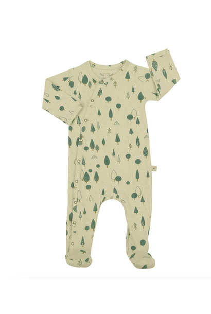 Red Caribou - Footed Jumpsuit L/S