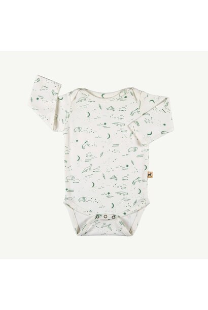 Red Caribou - L/S Onesie