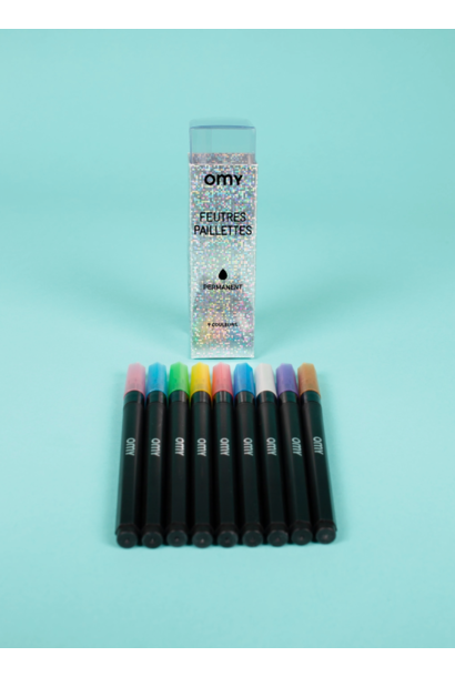 Omy - Glitter Markers Set