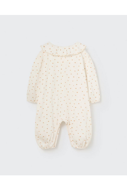 My Little Cozmo - Floral Gauze Knit Jumpsuit L/S