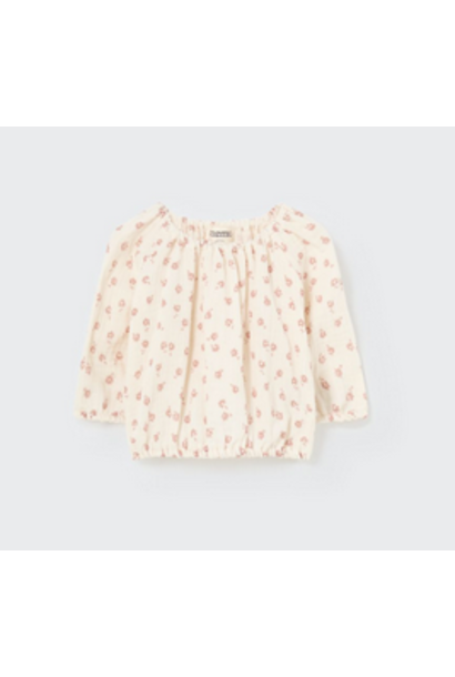 My Little Cozmo - Floral Gauze Muslin Top L/S