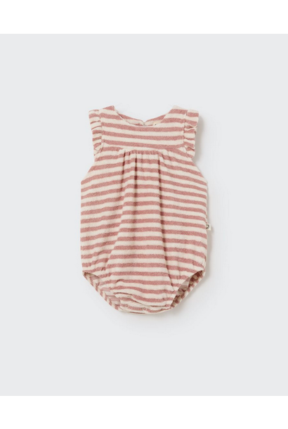 My Little Cozmo - Striped Toweling Romper