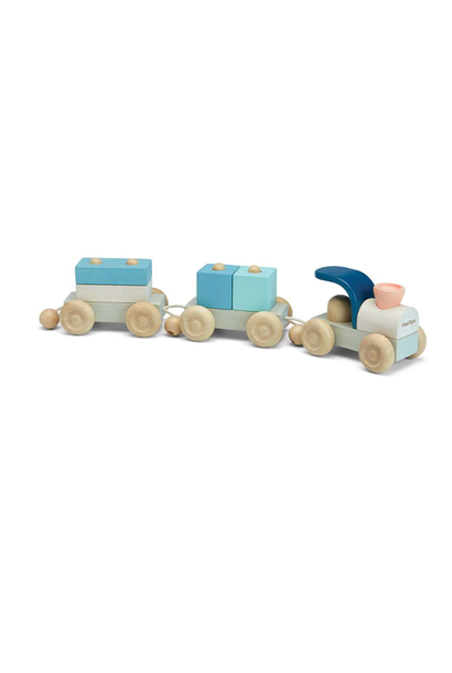 Plan Toys - Stacking Train Trio (Orchard)