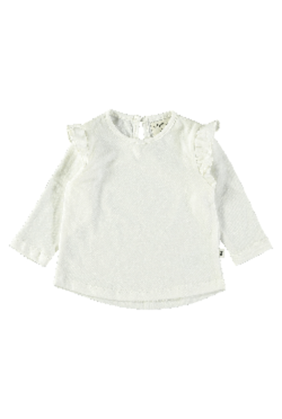 Petit Indi - L/S Ruffle T-Shirt