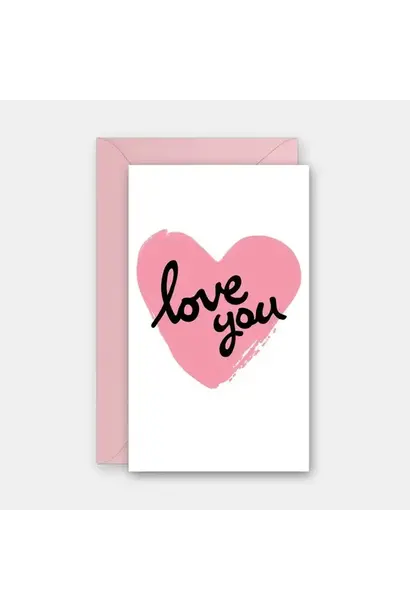 Rock Scissor Paper - Gift Enclosure Love You Heart