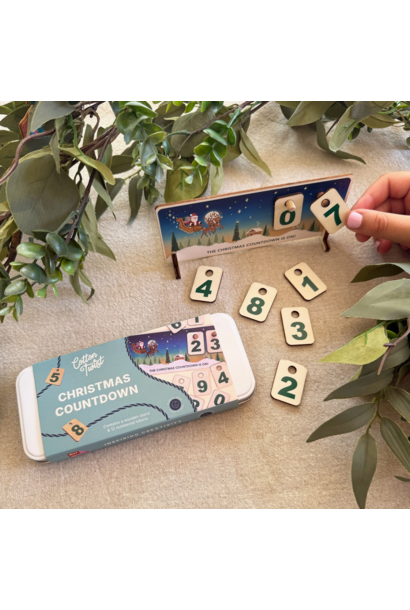 Cotton Twist - Christmas Countdown Calendar Chart