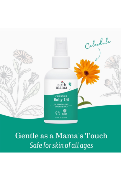Earth Mama Organics - Calendula Baby Oil 4 OZ