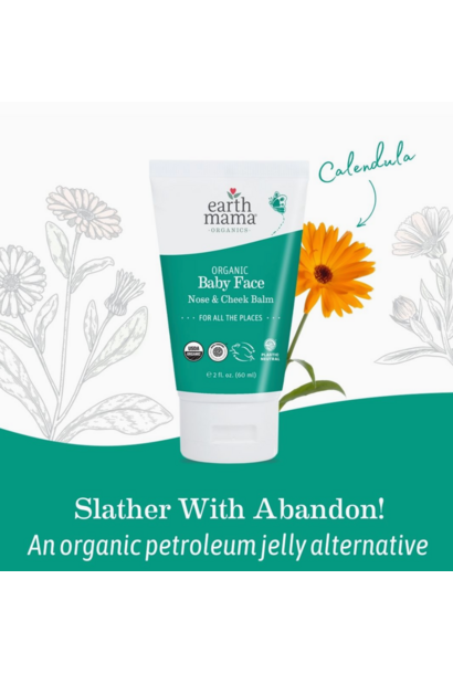 Earth Mama Organics - Baby Face Nose & Cheek Balm 2 Oz