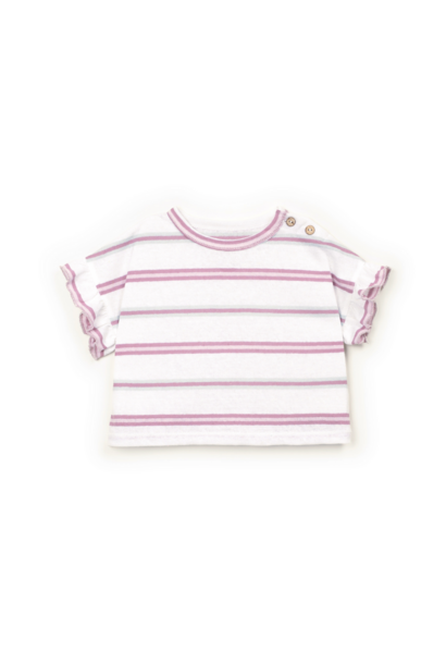 Play Up - Striped Jersey T Shirt S/S