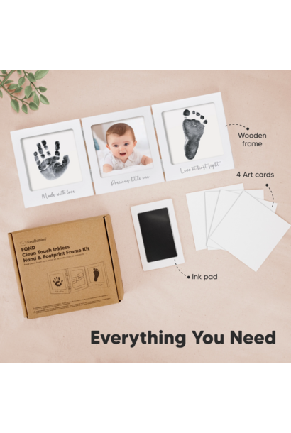 Keababies - Fond Inkless Handprint and Footprint Kit