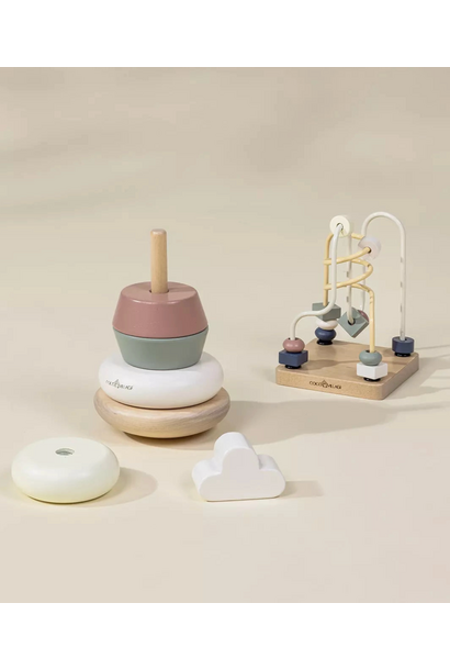 Coco Village - Stacking Rings & Bead Maze Set