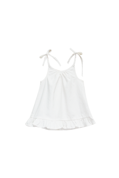 Go Gently - Woven Ruffle Top