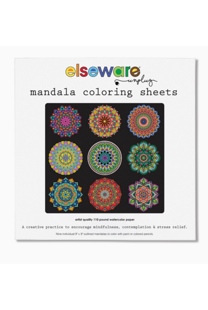 Elseware Unplug - Mandala Coloring Sheets