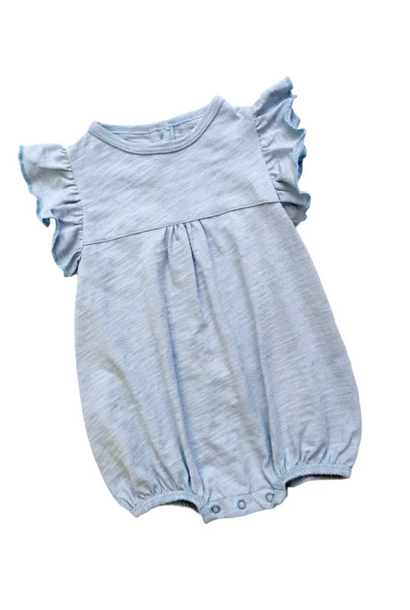 Tane Organics - Flame Ruffle Sleeved Romper