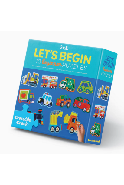 Crocodile Creek - 2 Piece Let's Begin Puzzle