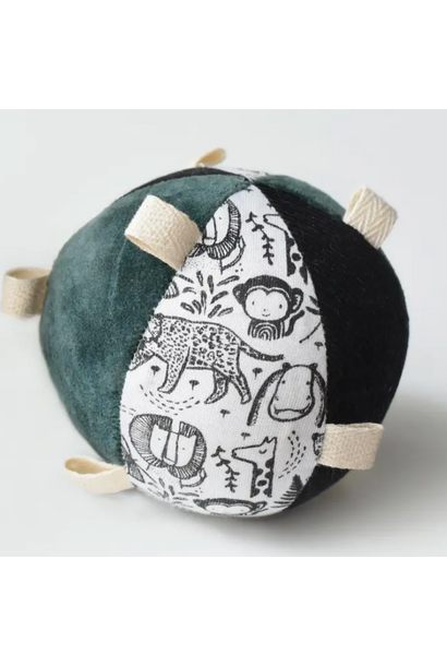 Wee Gallery - Taggy Ball with Rattle