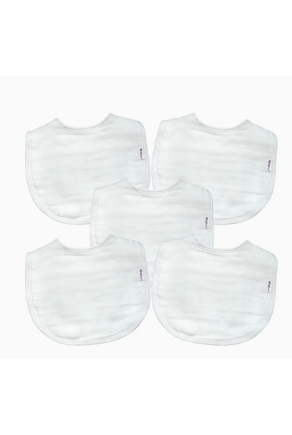 Green Sprouts - Organic Cotton Muslin Bibs (5pk)