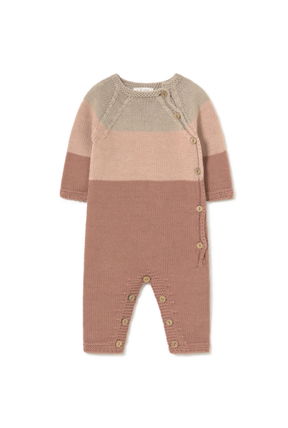 Li + Me - Knit Tricolor Romper
