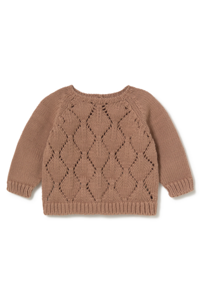 Li + Me - Knit Openwork Sweater