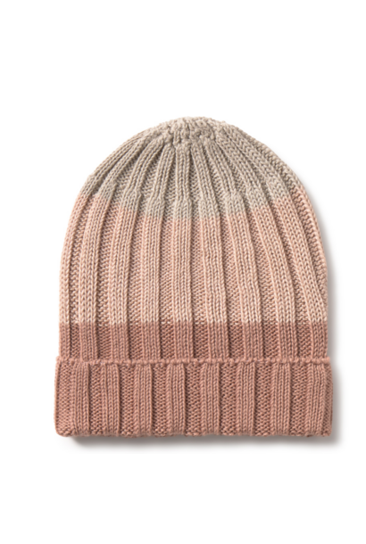Li + Me - Knit Tricolor Rib Hat