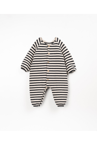 Play Up - Striped Flame Jersey Jumpsuit