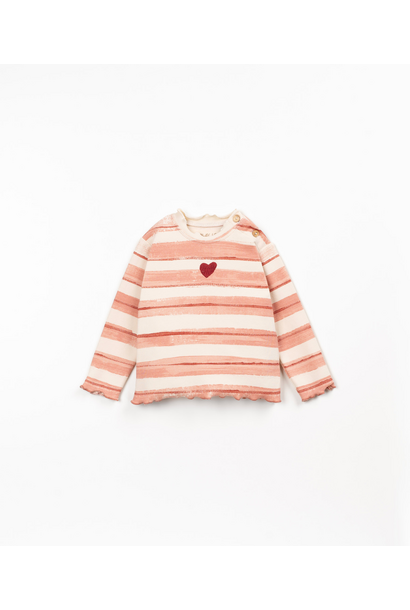 Play Up - Printed Rib Long Sleeve T-Shirt