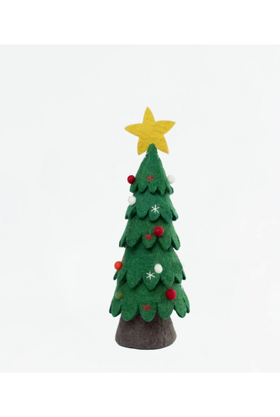 The Winding Road - Green Christmas Tree