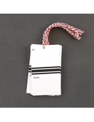 Public School Paper - 12 gift tags