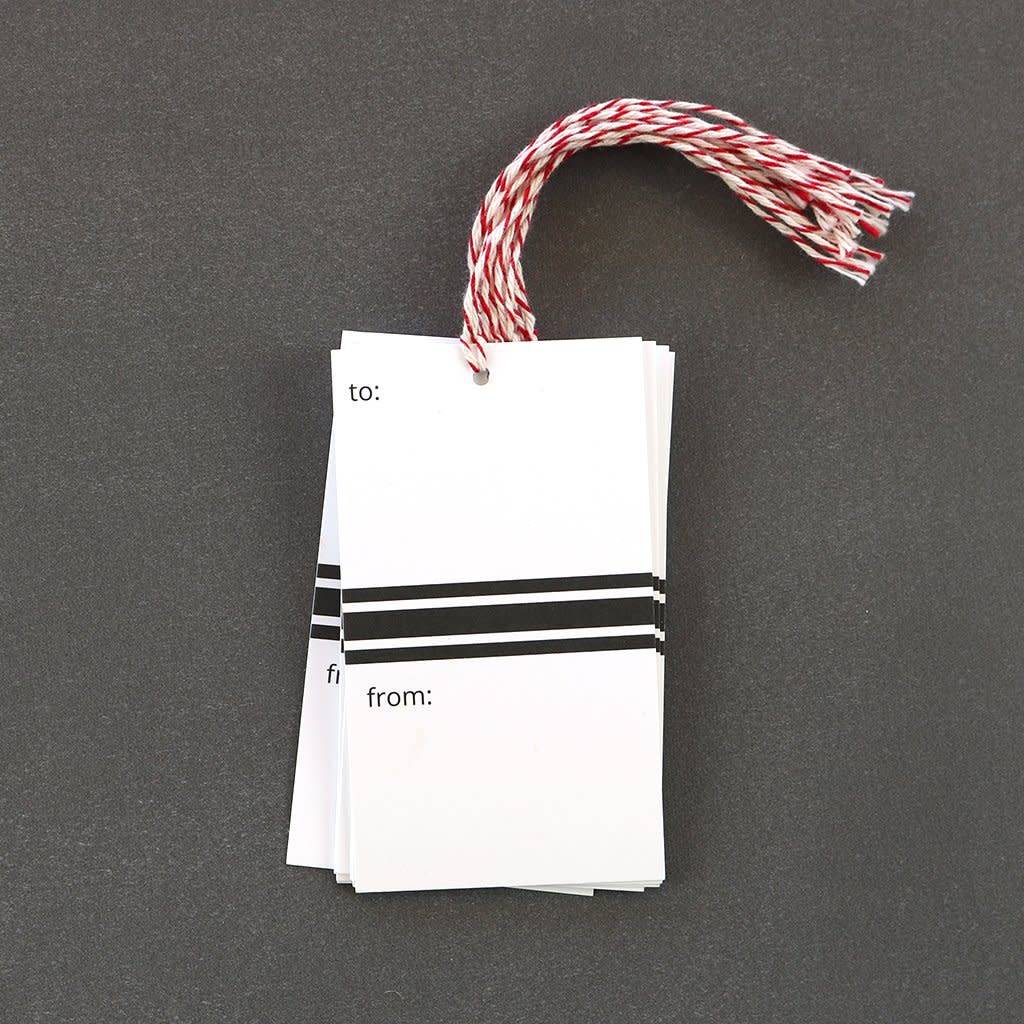 Public Shool Paper Public School Paper - 12 gift tags