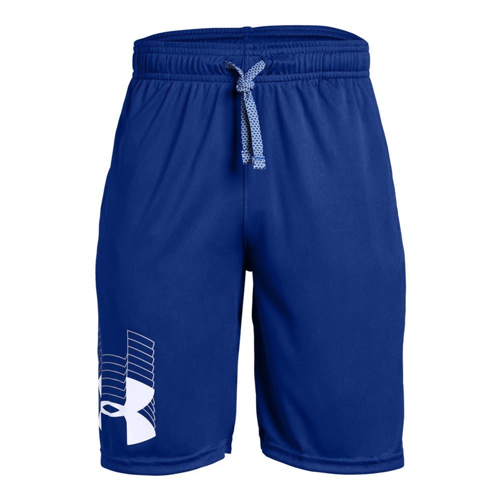 Boy UA Prototype Logo Shorts-BLUE - Les Boys Sports Excellence