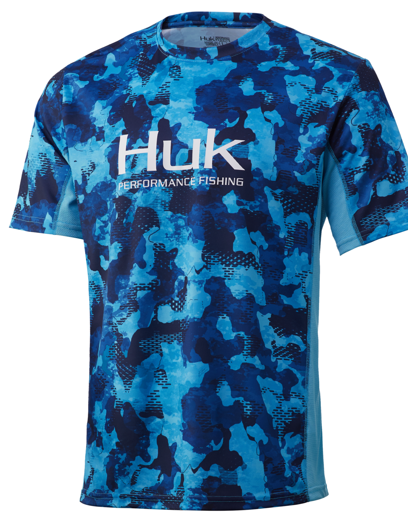 huk icon X KC refraction camo blue ss lg