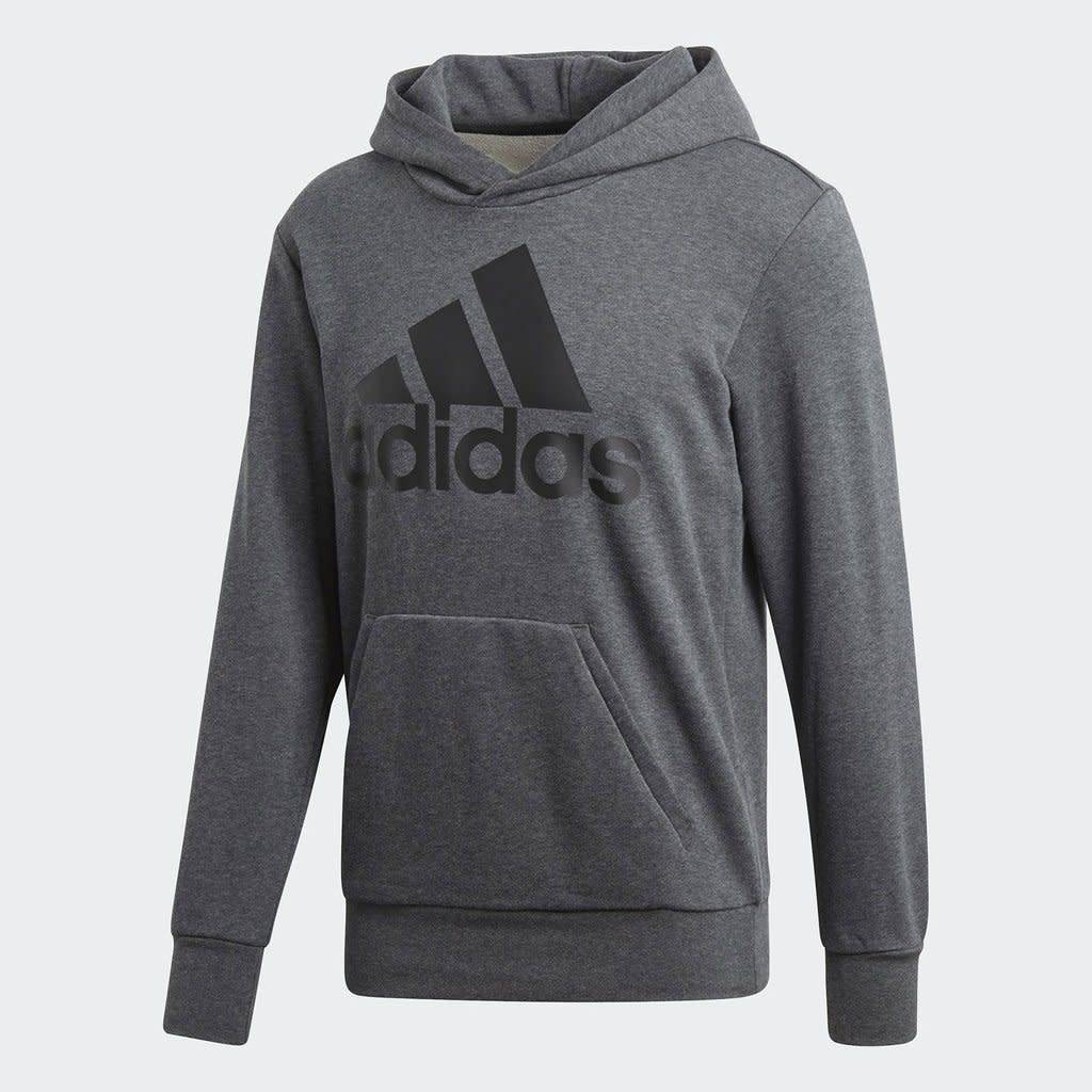 ESSENTIAL LINEAR PULLOVER HOODIE MEN GREY - Les Boys Sports Excellence
