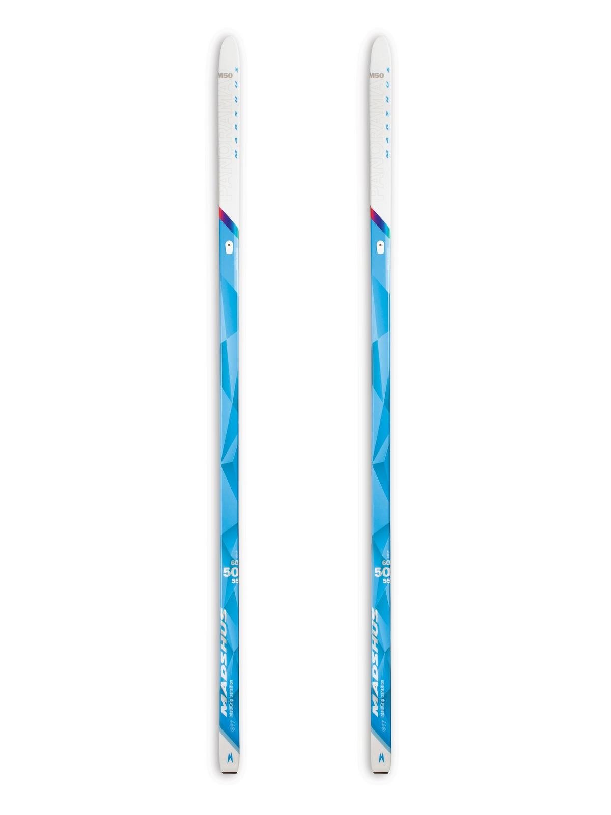 Madshus Panorama 195cm 60-50-55 (avec peaux et plaques de pré-montage incluses)