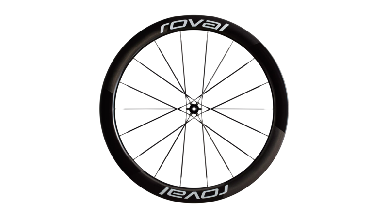 ROVAL RAPIDE CLX3 カーボンスポークホイール フロント 白ロゴ Roval Rapide CLX3 front - Au Coin du Pedaleur