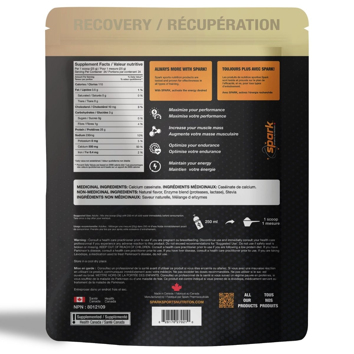 spark Spark Récupération