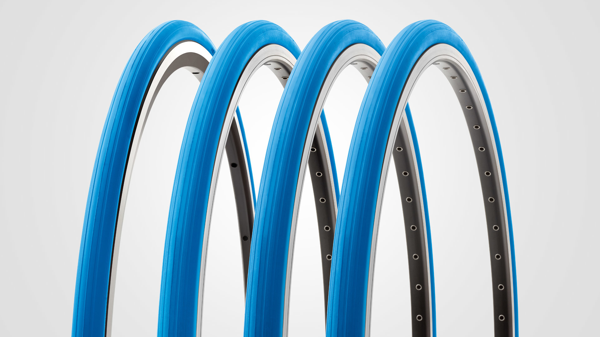 Tacx Tacx Trainer Tire, 700x23C, Pliable, 60TPI, 80PSI, Bleu