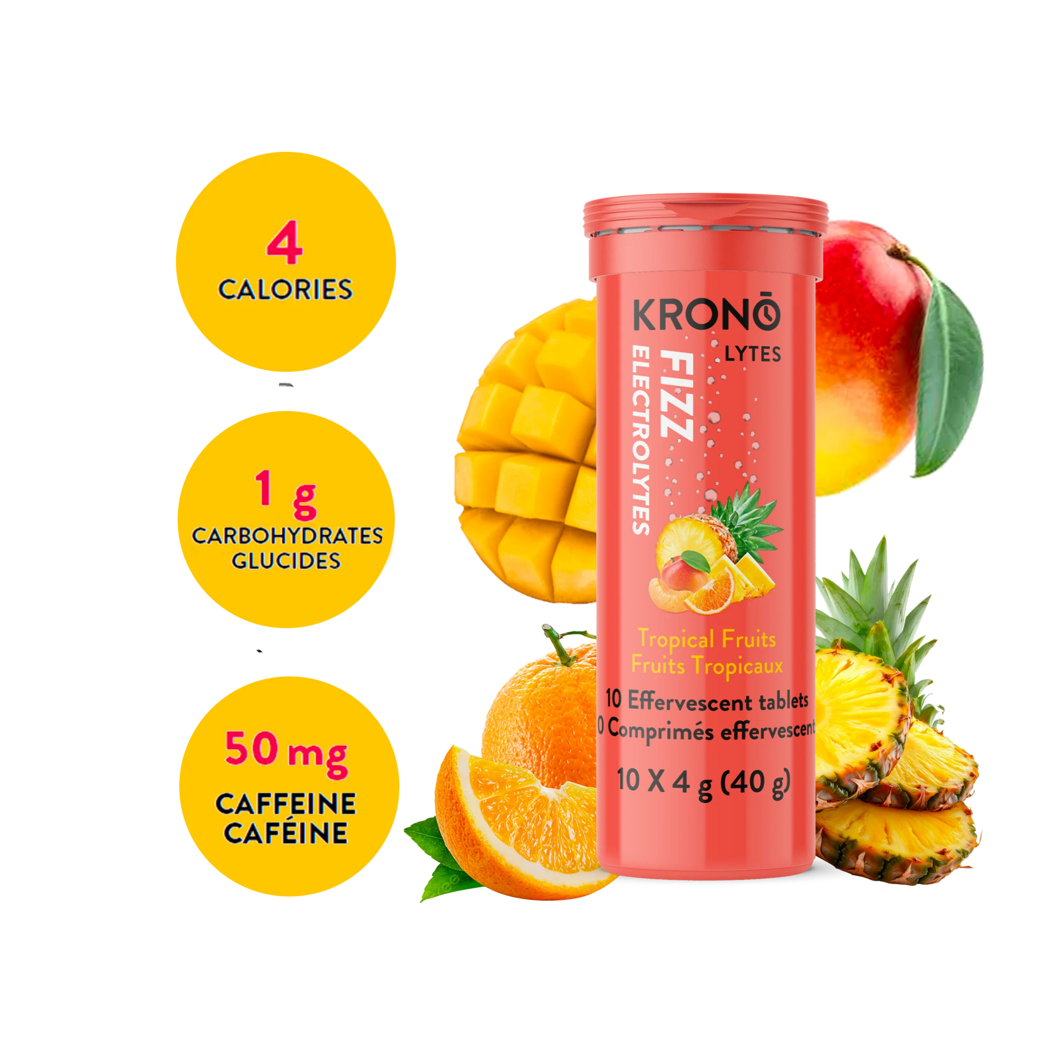 Krono Comprimés   d'électrolytes   effervescents