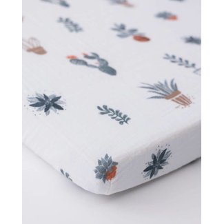 little unicorn prickle pots crib sheet