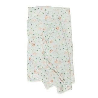 Loulou Lollipop Loulou Lollipop - Couverture en Bambou, Prairie de Lapins