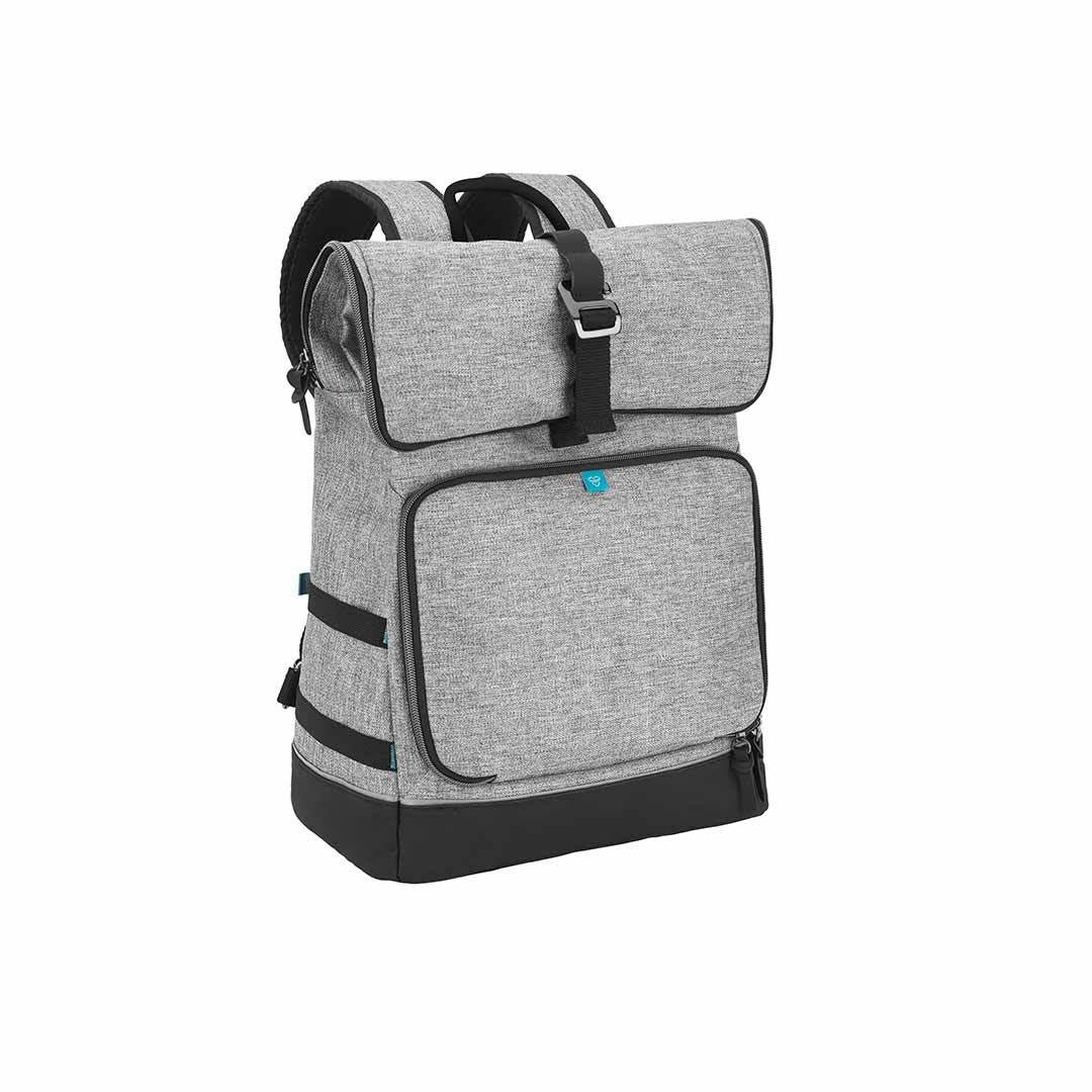 Brand new in bag Babymoov style baby changing bag with changing mat in Smokey