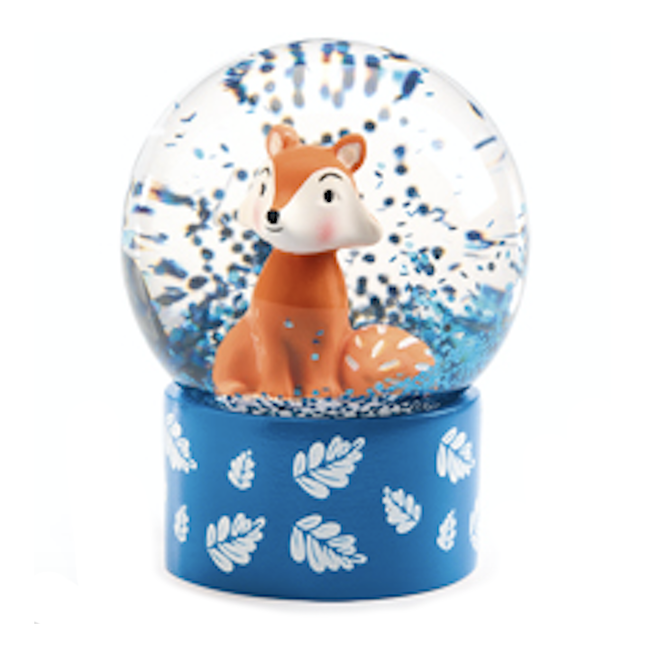 Djeco Djeco - Mini Snow Globe So Wild, Fox