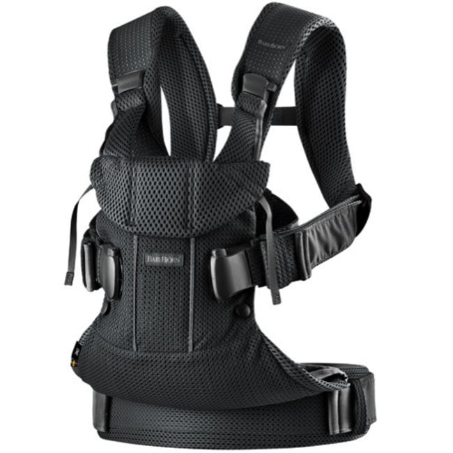 BabyBjörn BabyBjörn - One Air Baby Carrier, Black Mesh