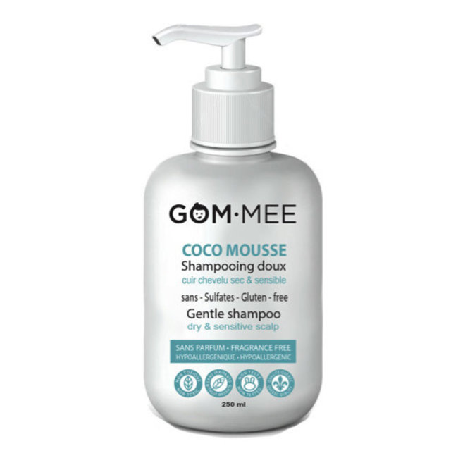 Gom.mee GOM.MEE - Shampooing Doux Hypoallergénique Coco Mousse pour Cuir Chevelu Sensible