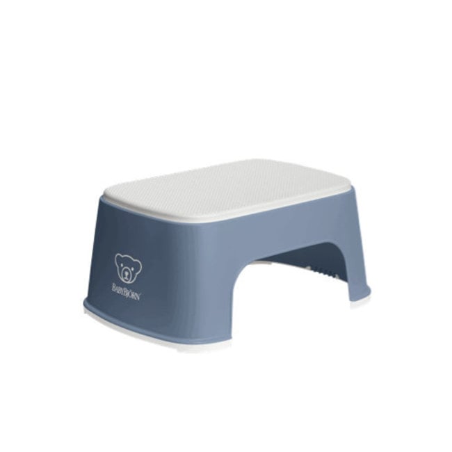 BabyBjörn BabyBjörn - Step Stool, Deep Blue and White