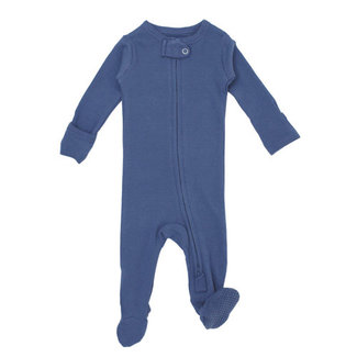L'ovedbaby L'ovedbaby - Organic Reverse Zipper Footed Overall, Slate