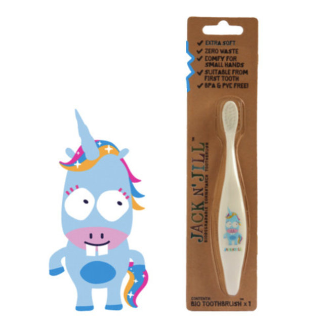 Jack&Jill Jack & Jill - Bio Toothbrush Unicorn Biodegradable