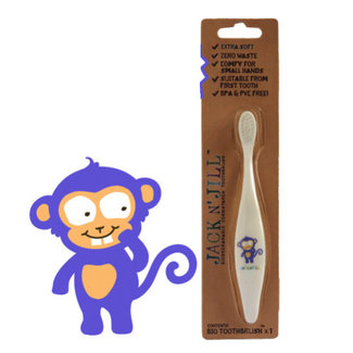 Jack&Jill Jack & Jill - Bio Toothbrush Monkey Biodegradable