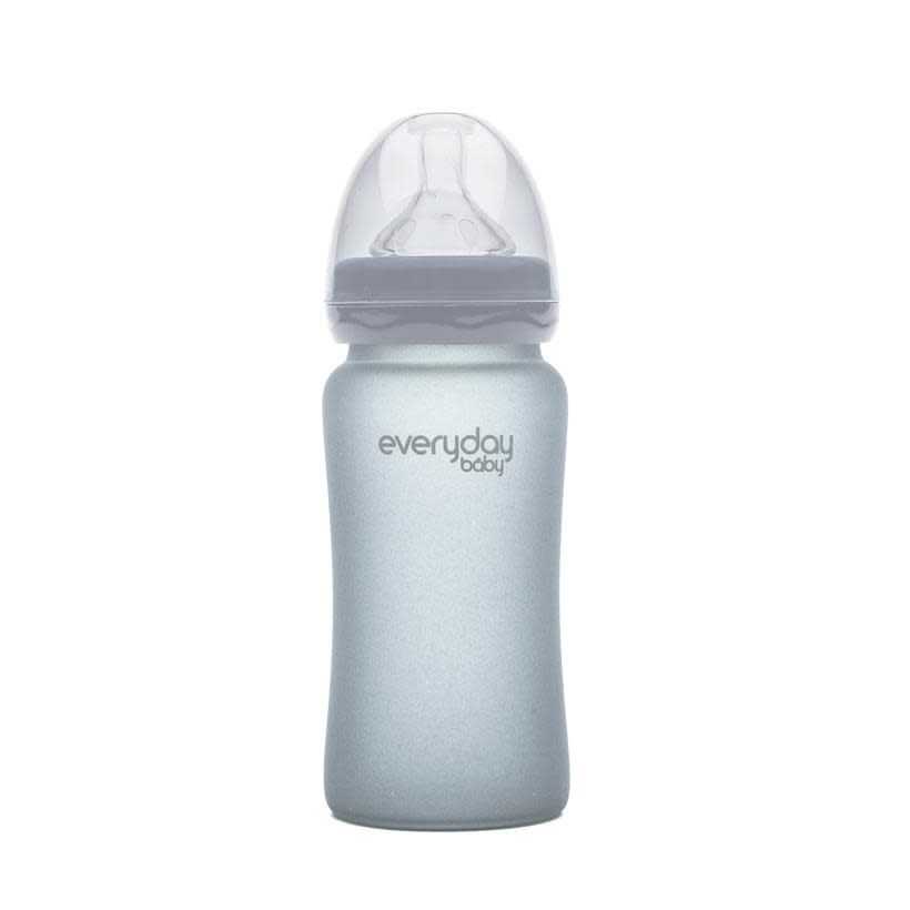Everyday Baby Biberon En Verre 240ml Gris Charlotte Et Charlie