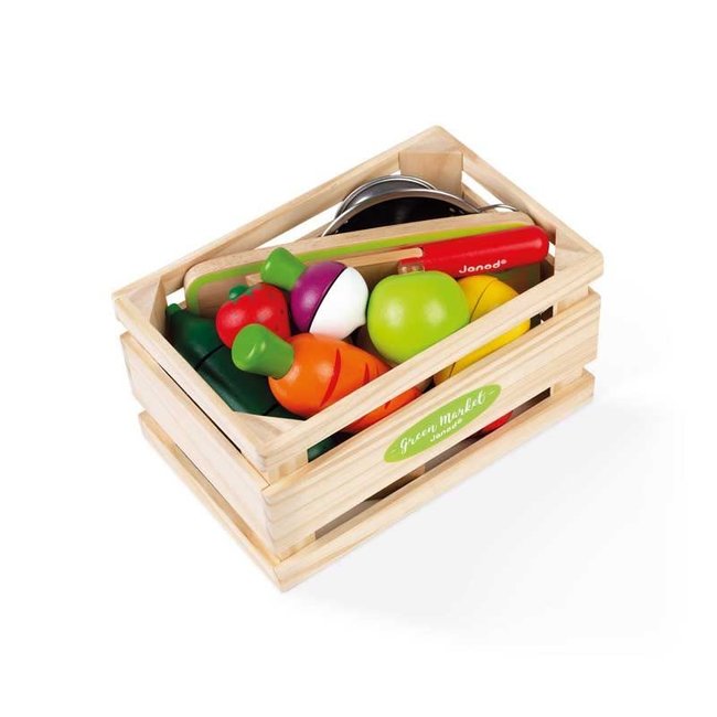 Janod Janod - Green Market Fruits and Vegetables Maxi Set