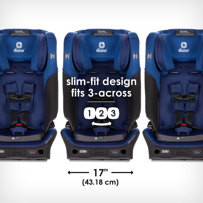 Diono Radian 3QX Latch Hybrid Car Seat Charlotte et Charlie